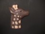 613 Giraffe Face Head Chocolate Candy Soap Mold